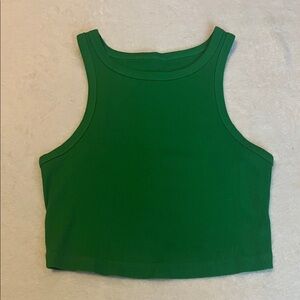 Wild Fable green crop tank top